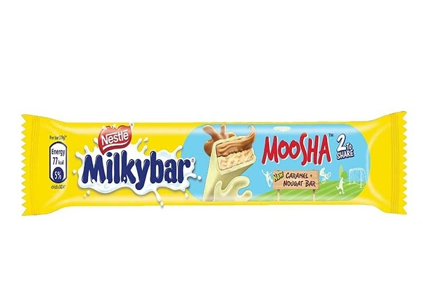 Nestle Milkybar Moosha Caramel+Nougat Bar, 40g