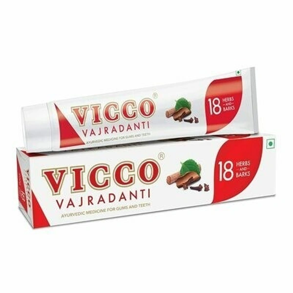 Vicco Vajradanti Ayurvedic Toothpaste Dalchini, 80g