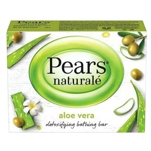 Pears Naturale Aloe Vera Detoxifying Bathing Bar Green 125g