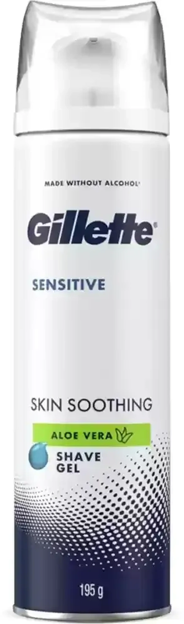 Gillette Series Gel Sensitive Shave Gel Aloe, 195g