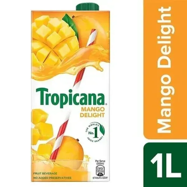Tropicana Mango Packet Soft Drink 1L