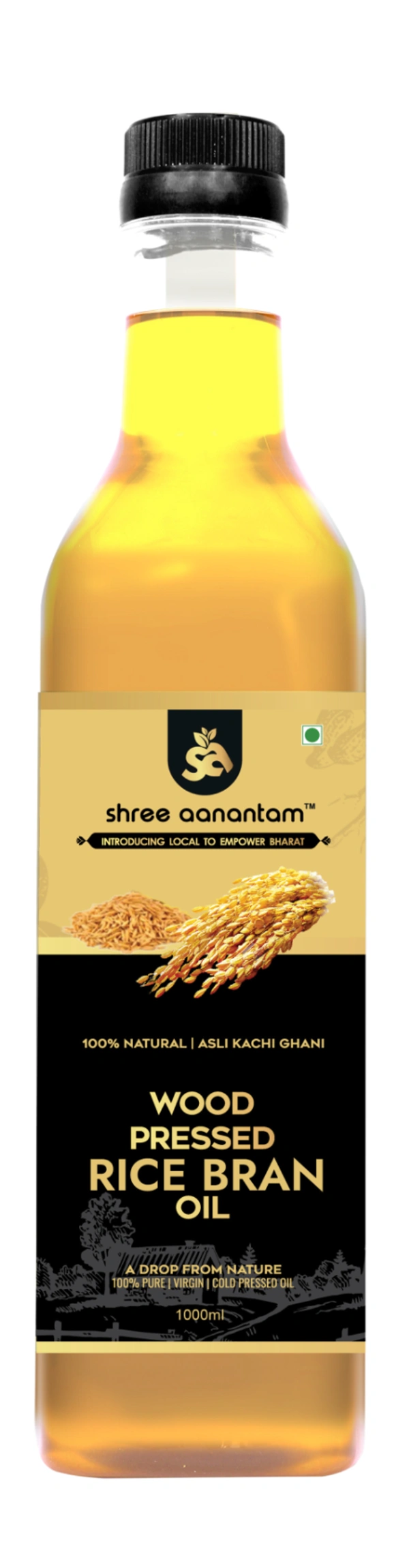 Rice Drop Rice Bran Oil Bottle, 500ml