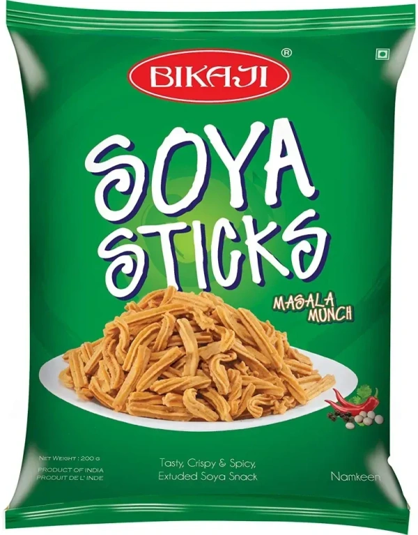Haldiram's Indian Snacks Soya Sticks Chat Pata Masala, 200g