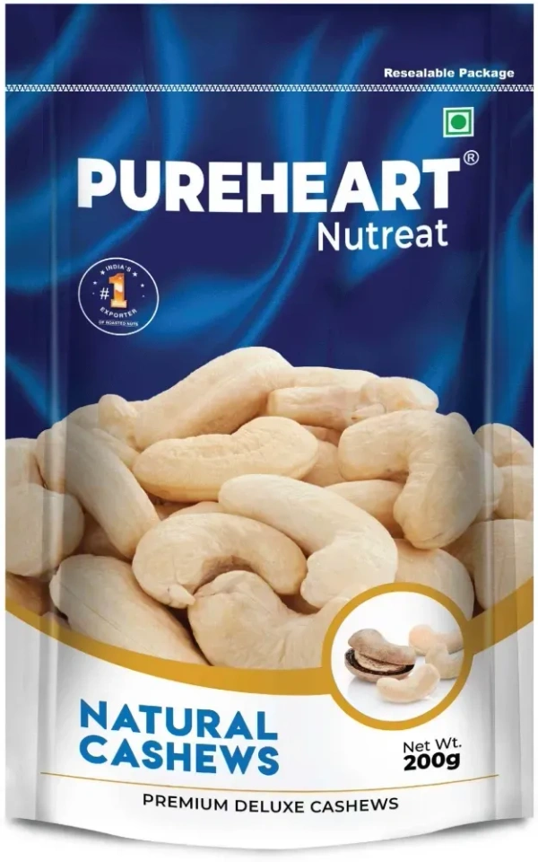 Pureheart Nutreat Natural Cashews, 200g