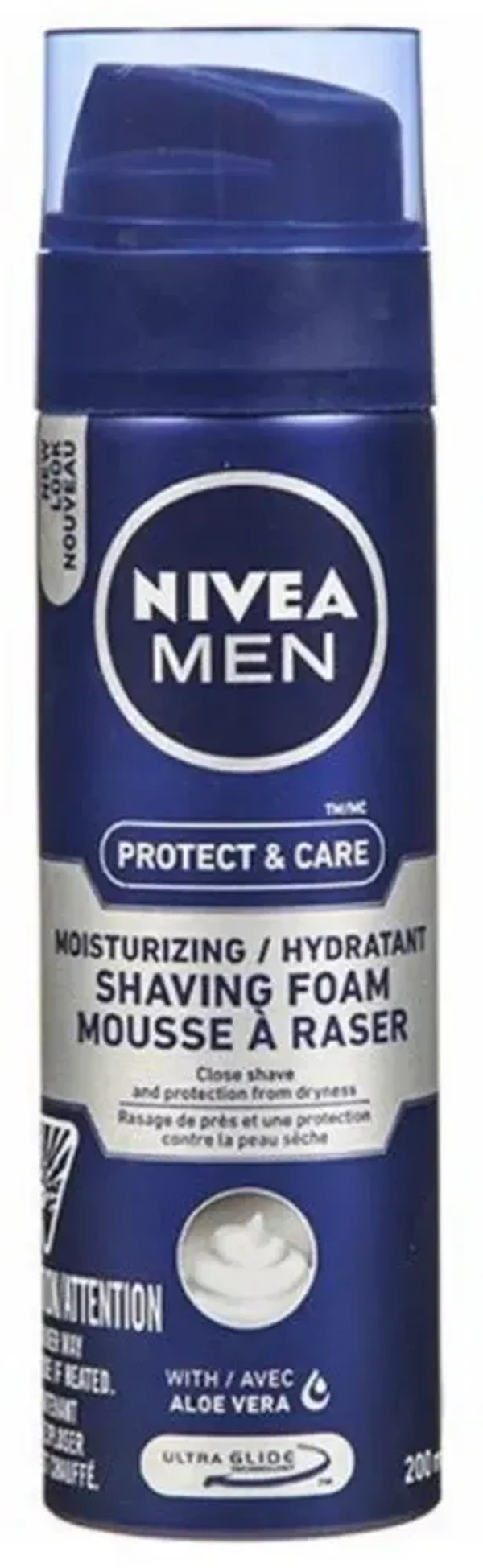Nivea Shaving Foam Protect / Care, 200ml