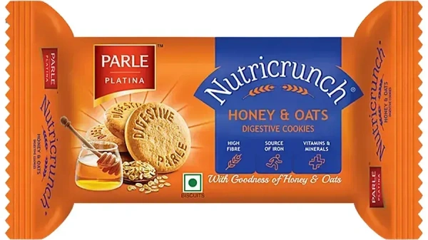 Parle Platina Cookies Nutricrunch Honey& Oats, 120g