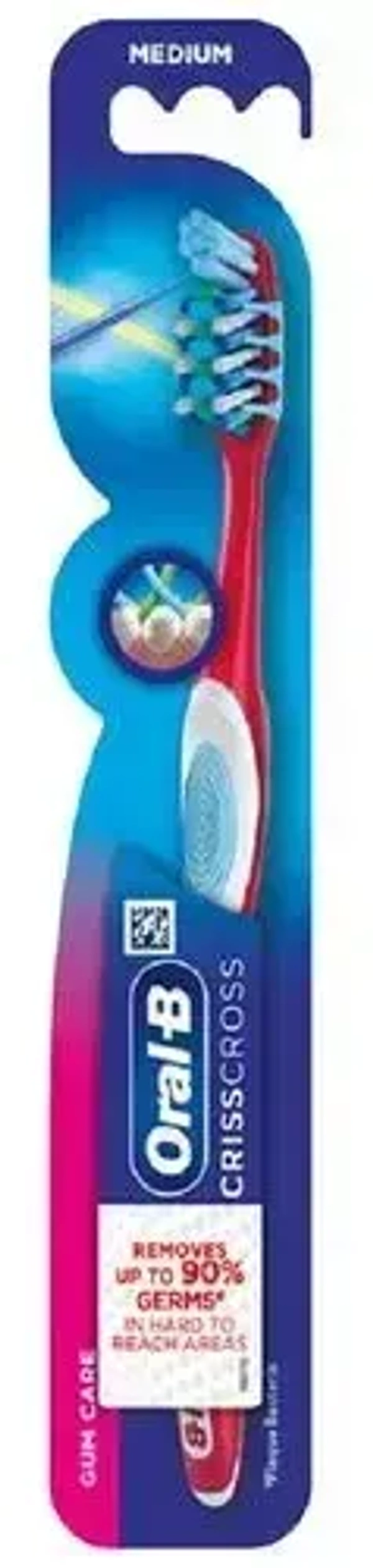 Oral - B Toothbrush Crisscross Gumcare Medium, 1 pcs