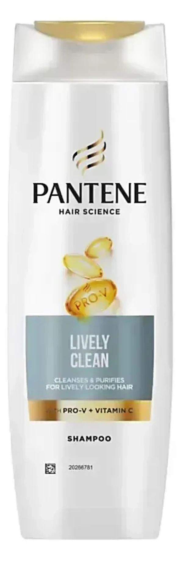 Pantene Lively Clean Shampoo, 200ml