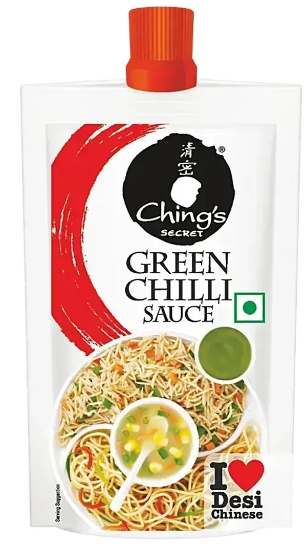 Ching's Secret Green Chilli Sause Pouch, 90g