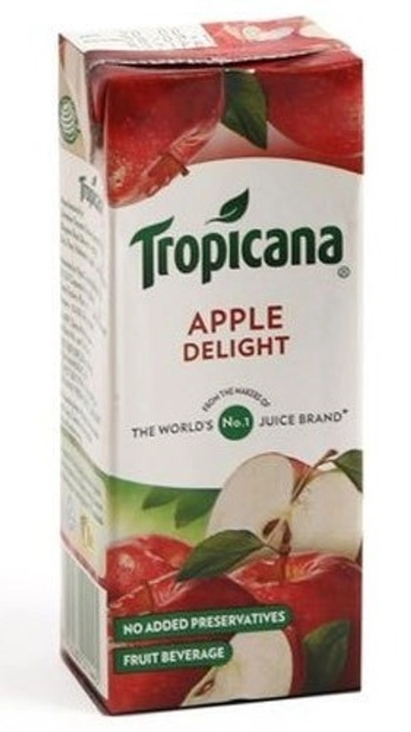 Tropicana Apple Packet Soft Drink 200ml