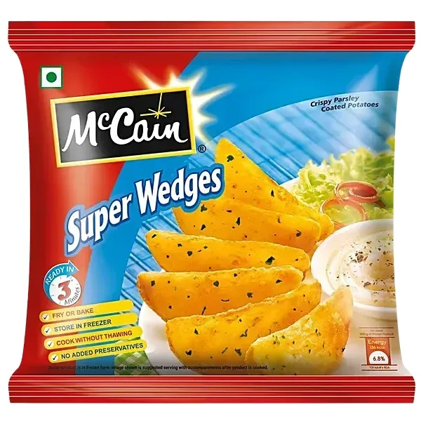 McCain Crispy Herb Coated Potatoes Super Wedges, 400g