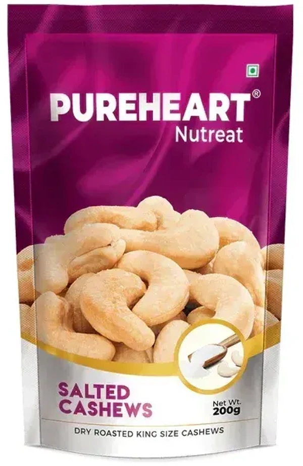 Pureheart Nutreat Salted Cashews, 200g