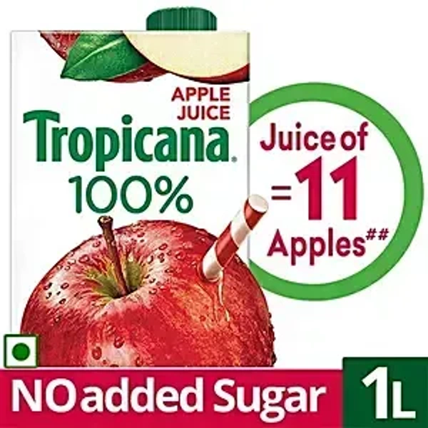 Tropicana Delight Fruit Juice - Apple, 1 L