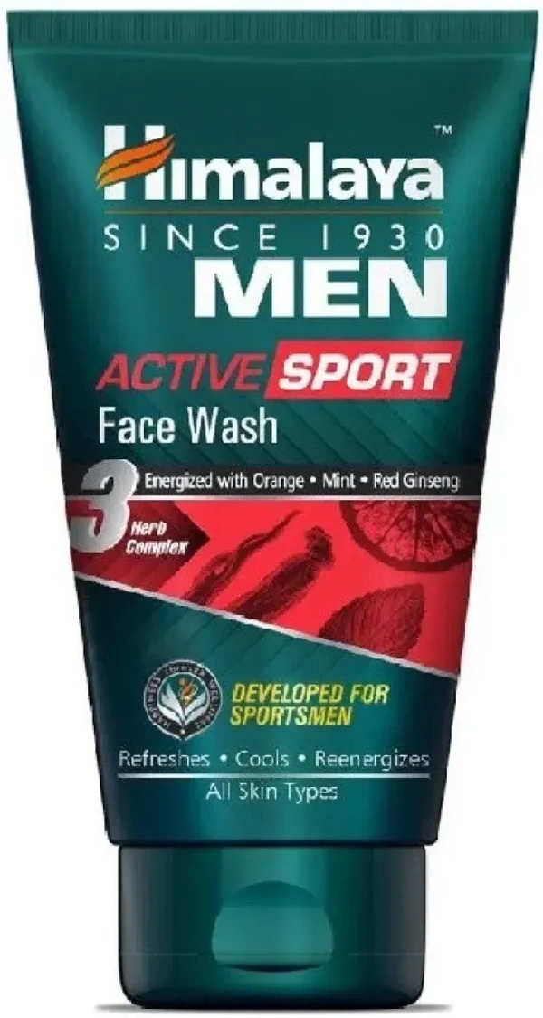 Himalaya Men Face Wash Active Sport, 50ml