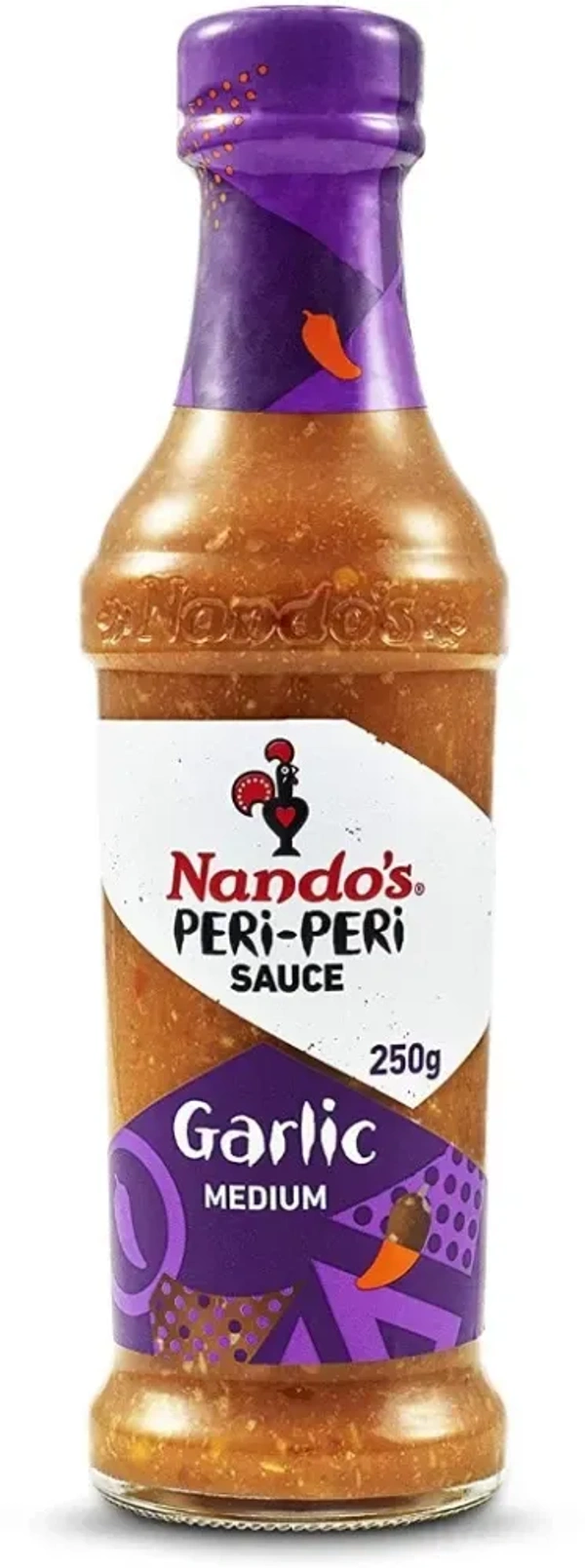 Nando's Peri, Peri Sauce Garlic Medium, 250g