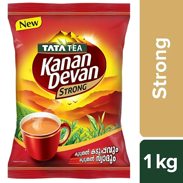 Kanan Devan Strong Loose Black Tea,1Kg Pouch