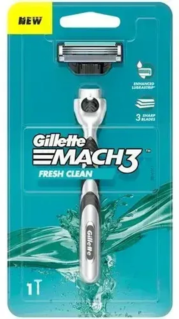 Gillette Mach3 New Blade Razor, 1 pcs