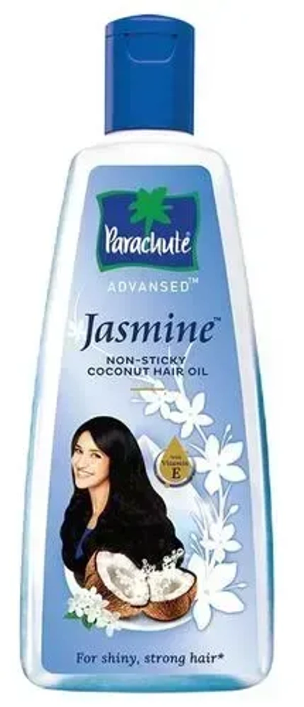 Parachute Advansed Jasmine For Softer Shinier Hair Non sticky Coconut Hair Oil, 190ml