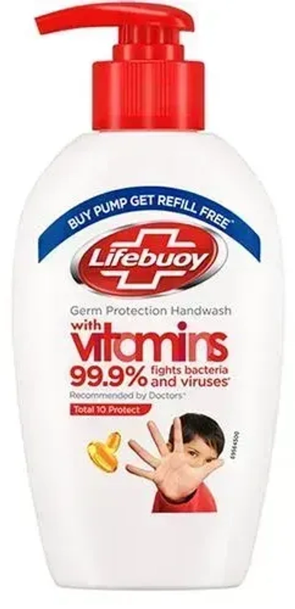 Lifebuoy Total 10+ Handwash, 190ml