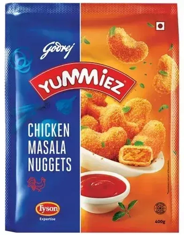 Yummiez Chicken Masala Nuggets, 400g