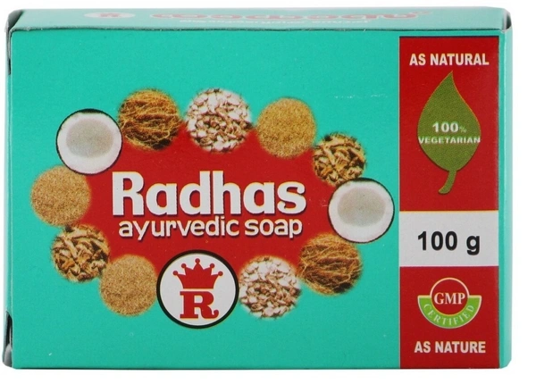 Radhas Ayurvedic Bathing Soap, 100g