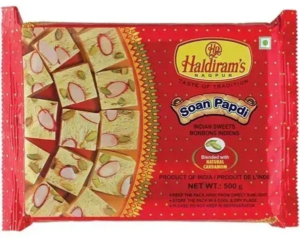 Haldiram's Soan Papdi Blended With Natural Cardmom, 100g
