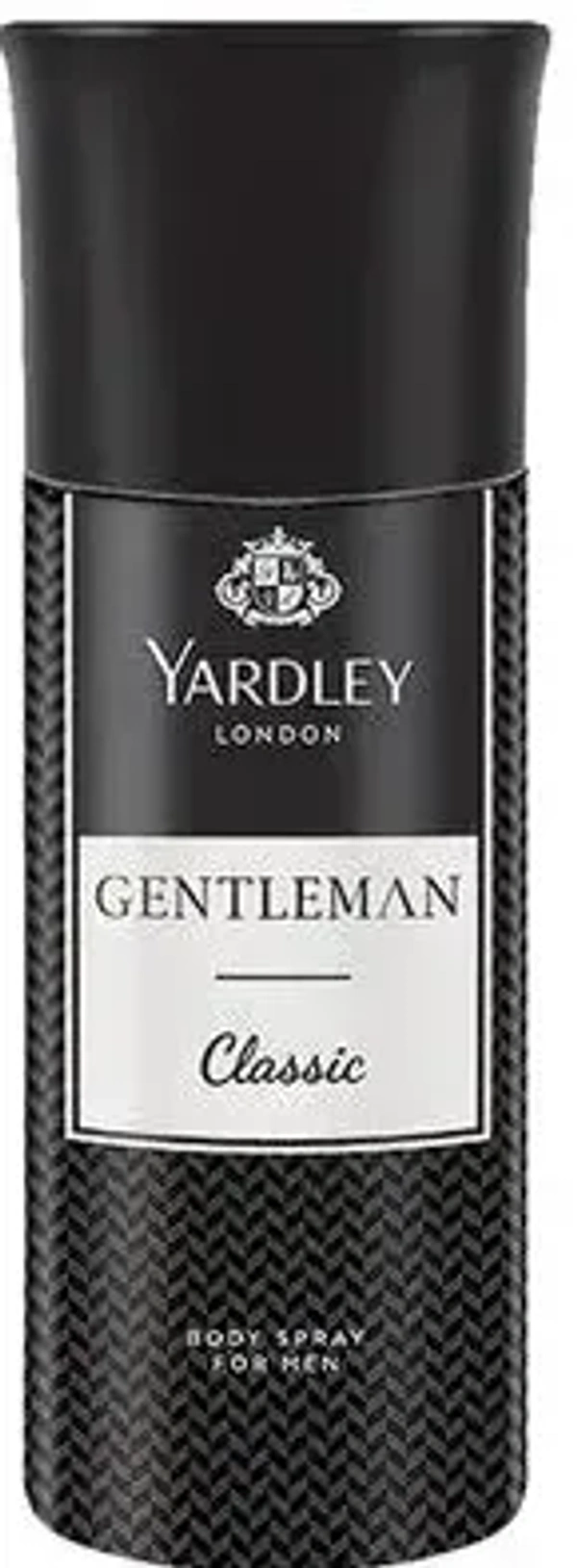 Yardley London Gentleman Classic Body Spray For Men, 150ml