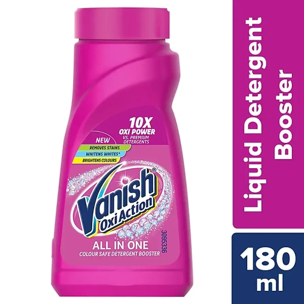 Vanish All In One Colour Safe Detergent Booster Liquid 180ml