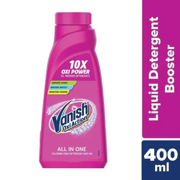 Vanish All In One Colour Safe Detergent Booster Liquid, 400ml