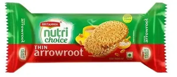 Britannia Nutri Choice Thin Arrowroot Biscuit, 150g