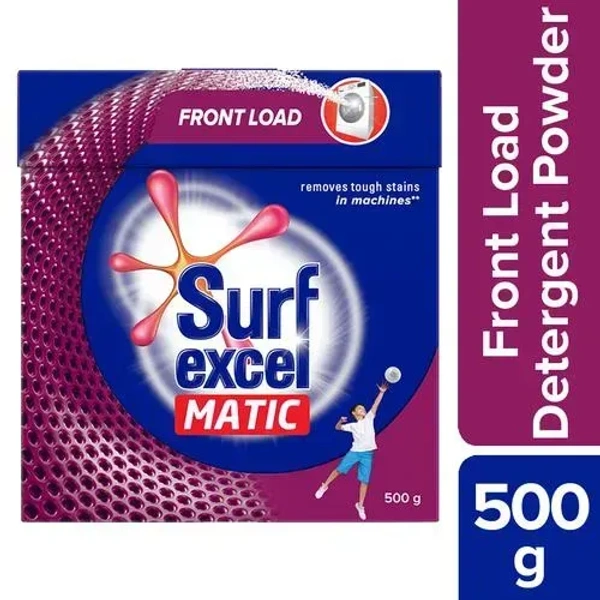 Surf Excel Detergent Powder Matic Front Load, 500g