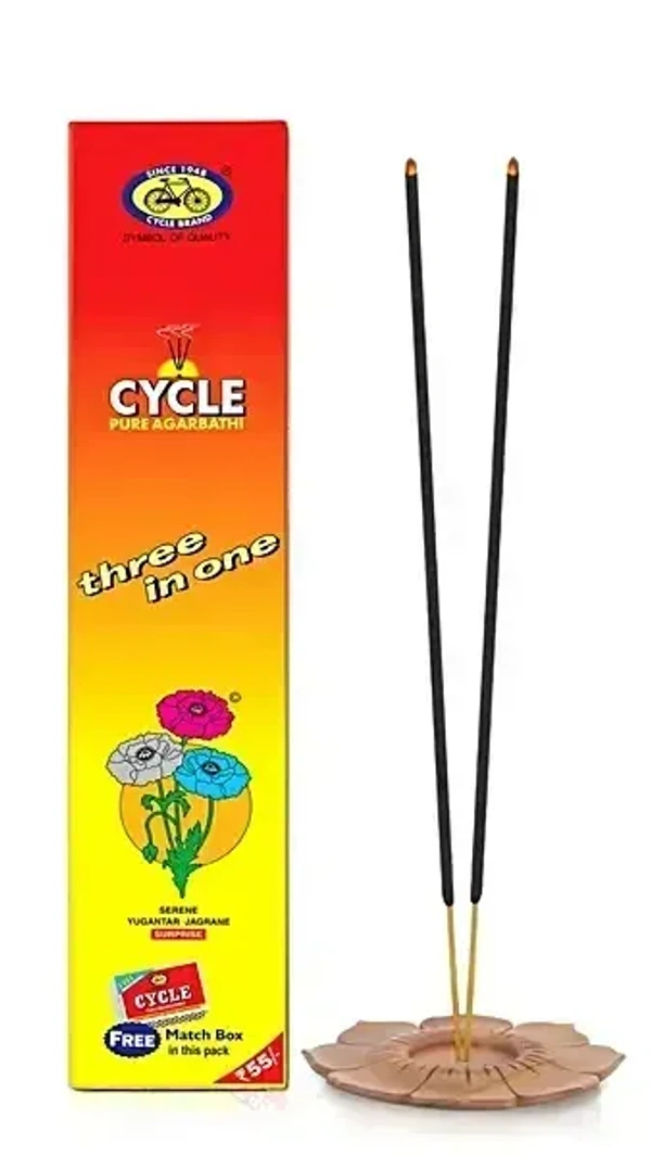 Cycle Pure Agarbathies Three In One 110g, 1 pcs