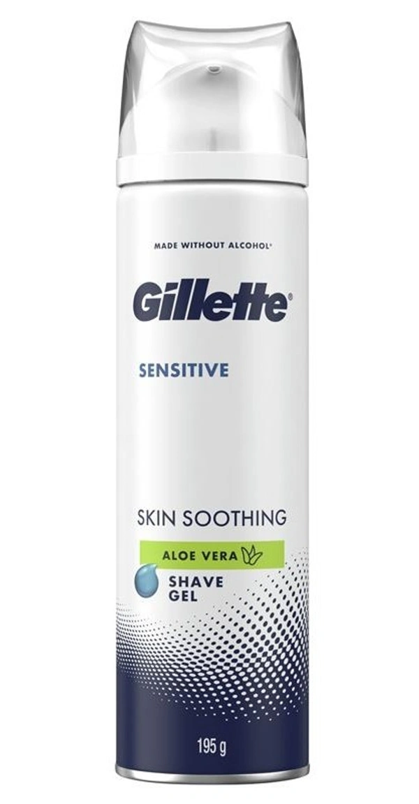 Gilette Shave Gel Sensitive, 195g