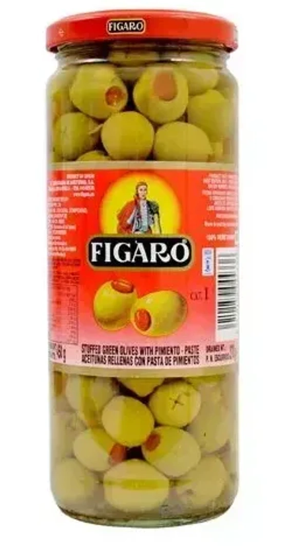 Figaro Sliced Green Olives, 450g