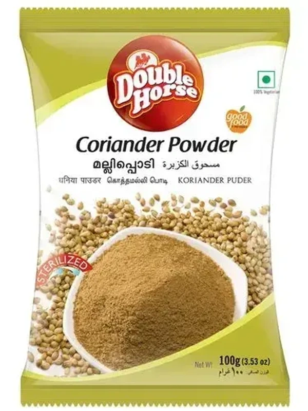 Double Horse Coriander Powder Pouch, 100g