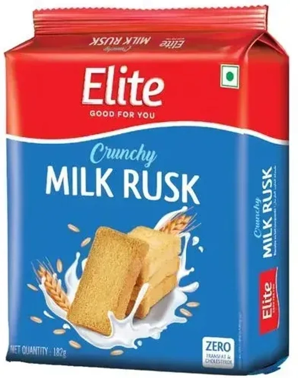 Elite Rusk Crunchy Milk Rusk, 218g