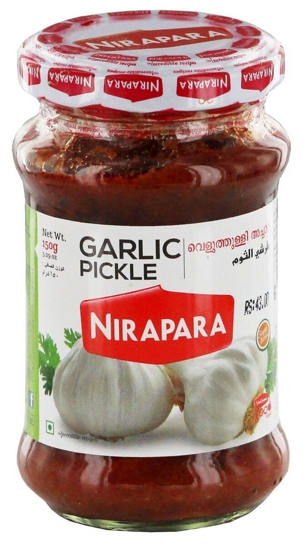 Nirapara garlic Pickle Jar, 150g