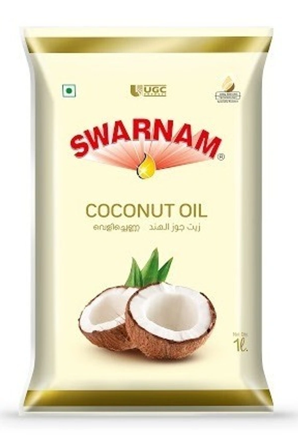 Swarnam Coconut Oil Pouch, 1L