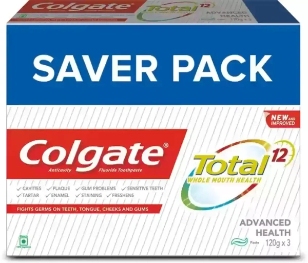 Colgate Toothpaste Total Advanced Health Buy 2 Get 1 Free, (120g x 3)