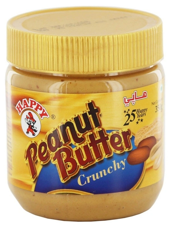 Happy Peanut Butter Crunchy Bottle, 350g