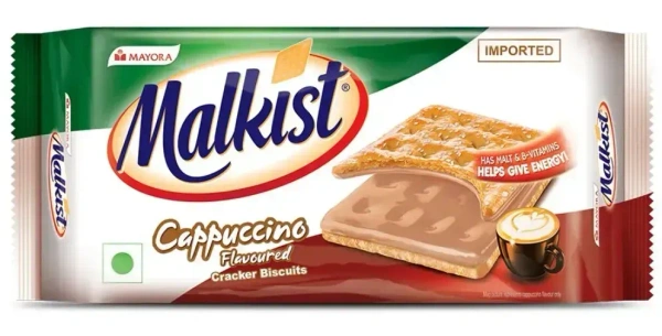 Malkist Cappuccino Flavoured Cracker Biscuits, 138g