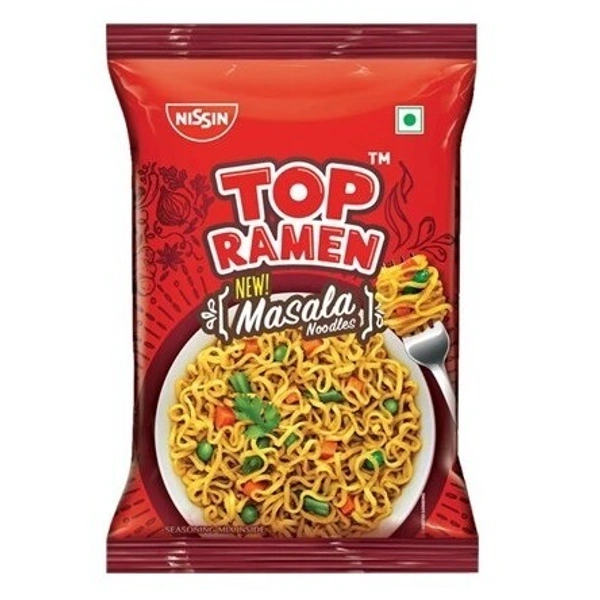 Nissin Top Ramen New Masala Noodles, 140g