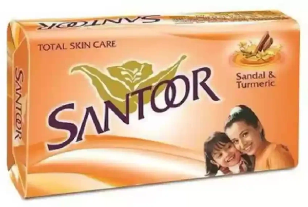 Santoor Sandal& Turmeric Soap, 400g