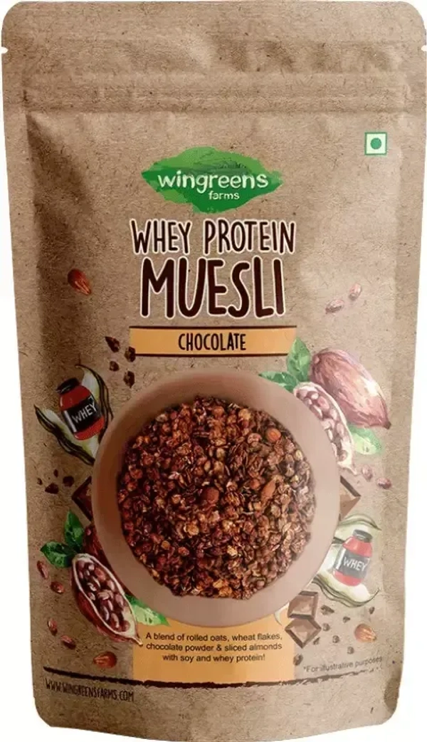 Wingreens Whey Protein Muesli Chocolate