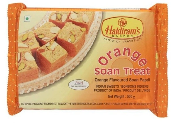 Haldiram's Orange Soan Treat, 250g