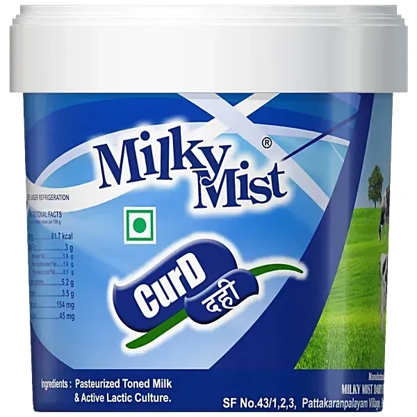 Milky Mist Curd Farm Fresh Tub, 1 kg