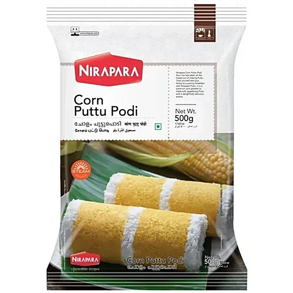 Nirapara Corn Puttu Podi, 500g