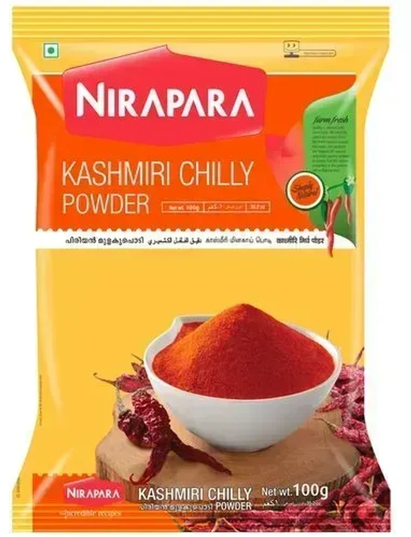 Nirapara Kashmiri Chilly Powder Pouch, 100g