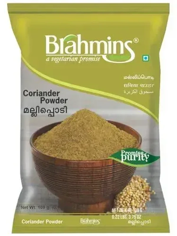Brahmins Coriander Powder Pouch, 100g