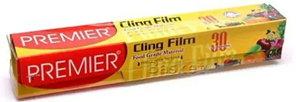 Premier Cling Film Food Grade Material, 30 mtr